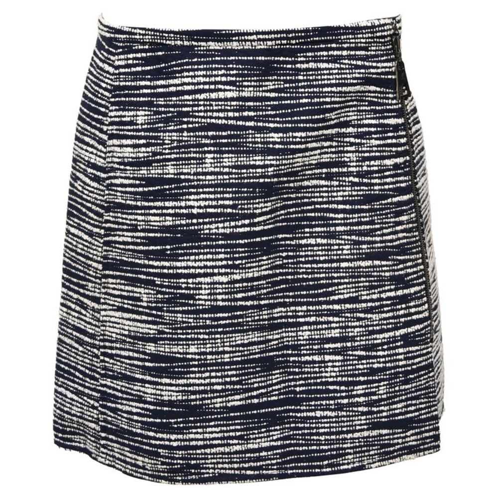 Louis Vuitton Printed Mini Zipped A-Line Skirt in Multicolor Wool